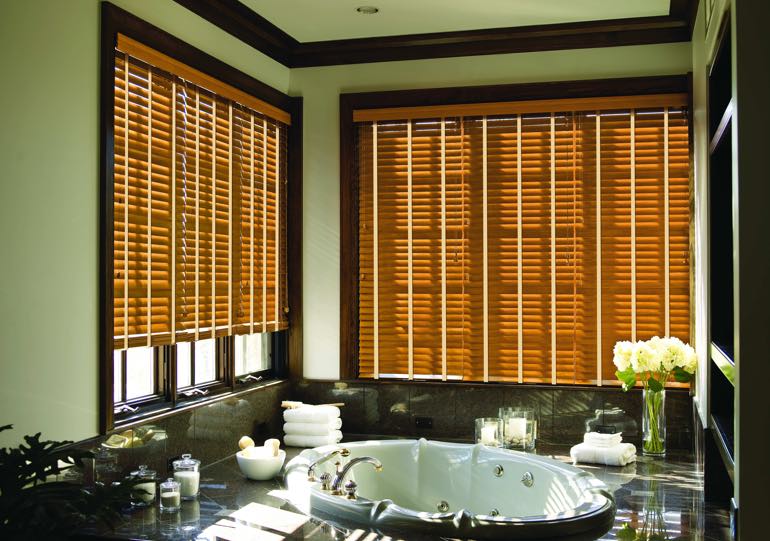 St. George bathroom blinds